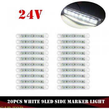 Luces SMD 9P LED Lateral 24V – 20 unidades para Vehículos Comerciales