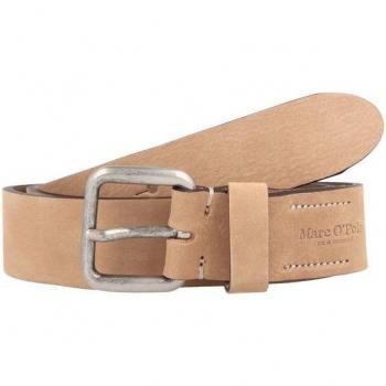 Marc O’Polo Herren Gürtel beige Veloursleder