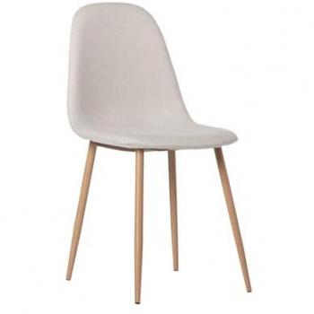 Silla Beige 45x86 cm para Comedor Casual