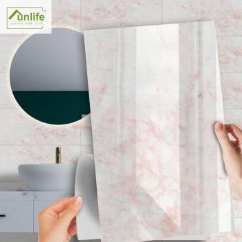 Funlife Rosa Marmor Dekorfolie 30x60cm