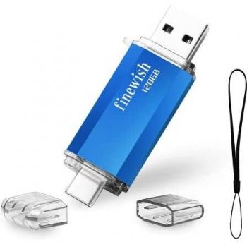 Clé USB 128 Go 2 en 1 USB C