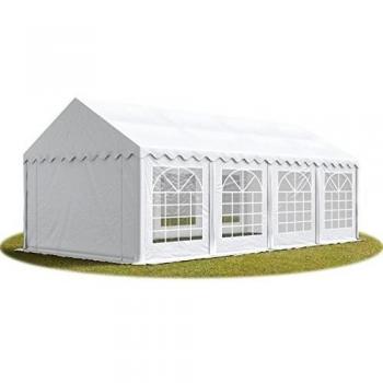 Tenda da giardino 3x9 m PVC bianco 100% impermeabile