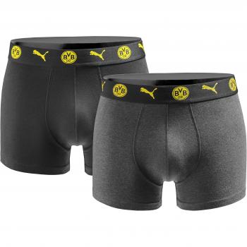 Puma Herren Boxer 2‑Set Borussia Dortmund – Black & Yellow, XL