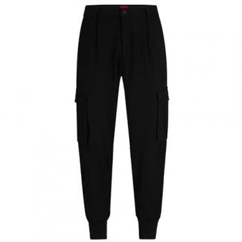 HUGO Cargohose GLAVIN241 in Schwarz, Größe 50