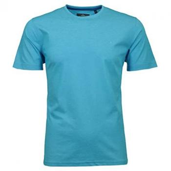 RAGMAN Herren T-Shirt – Größe XXL – Blau (ibiza blau) – 70 % Baumwolle, 30 % Polyester – Rundhals