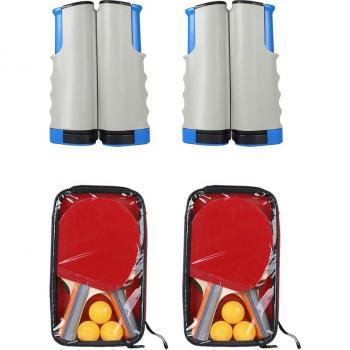 Portable Ping Pong Set with Retractable Net