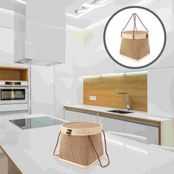 Cesta de madera para almacenamiento de huevos