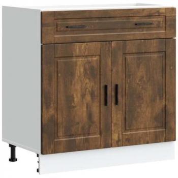 VidaXL Porto Kitchen Base Cabinet Smoked Oak
