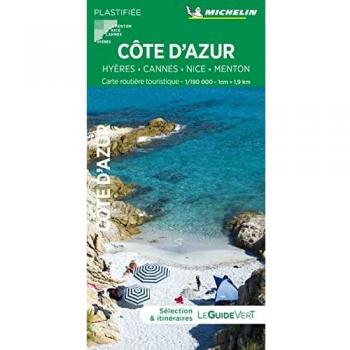 Carte Routière et Touristique Côte d'Azur