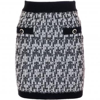 Maglia Gonna Mini Slim Jacquard