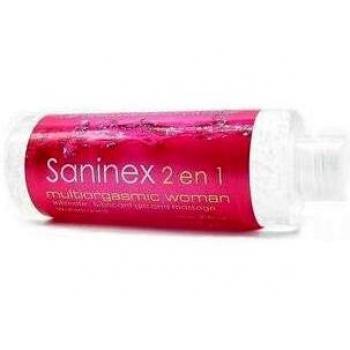 Saninex 2 en 1 gel lubricante multiorgasmico