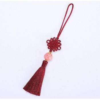 2Pcs Lotus Flower Bead Tassels for Crafts and Accessories