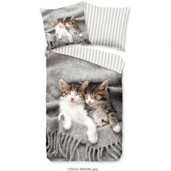 Kinderbettwäsche Snooze Microfaser – 135 × 200 cm mit 80 × 80 cm Teil