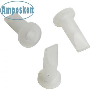 Valve silicone anti-reflux 11×6,6×20 mm (10 unités)