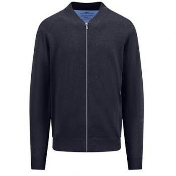 FYNCH-HATTON Herren Strickjacke mit Logo-Stickerei