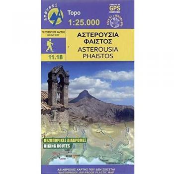 Wanderkarte Asterousia Phaistos