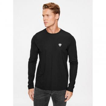 Maglia EA7 Premium Shield Manica Lunga Nero Puro S