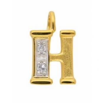 Gold Buchstabenanhänger ADELIA´S mit 0,02 ct Diamant
