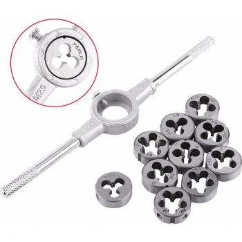 Set Accesorios de Troquel y Roscado de Acero