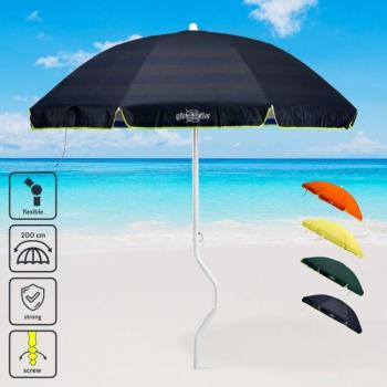 Sombrilla Girafacile 200 cm – Protección Solar en Algodón Azul