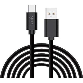 Cabo USB Tipo-C 3 Metros 2,4A COOL Preto