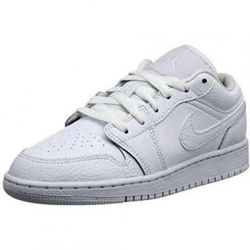 Air Jordan 1 Low GS Youth Edition – White Court Shoes – Size 5.5 UK (38.5 EU)