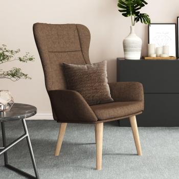 Nova Relaxsessel Braun Stoff vidaXL