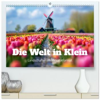 Die Welt in Klein (hochwertiger Premium Wandkalender 2025 DIN A2 quer) Kunstdruck in Hochglanz