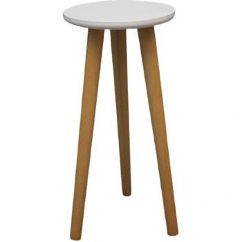 Maceta de piso en forma de soporte, diseño moderno y minimalista