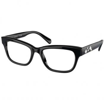 Swarovski SK2022 1001 Women's Black Square Glasses