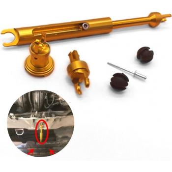 Ford Focus 2 MK2 and C-MAX Aluminum Alloy Front Grille Cover Hood Lock Latch Connecting Rod
