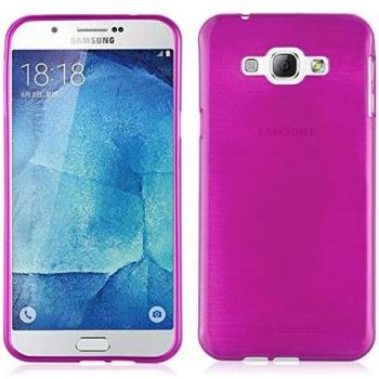 Cadorabo Custodia in Silicone Rosa per Galaxy A8 2015