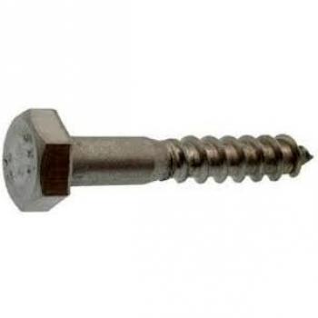 Tornillo Lima Hexagonal 8x50 Cincado DIN 571