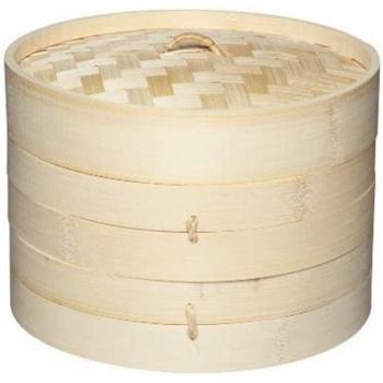 2-stufiger Bambuskorb für aromatisches Dampfen, 20 cm