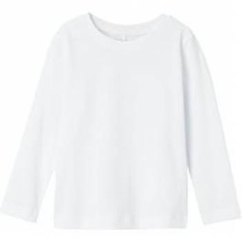 Langarmshirt Nmmvobbo Reines Weiß