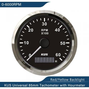 KUS Tacómetro de 3000 a 8000 RPM