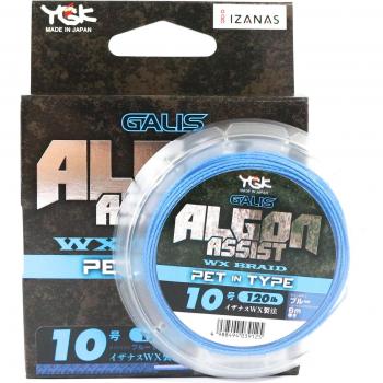 Tresse PET YGK Algon Assist WX 6 m 120 lb Bleu