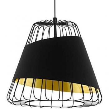 Eglo Austell Wireframe Pendant Light Black