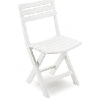 Sedia Birki da giardino bianca