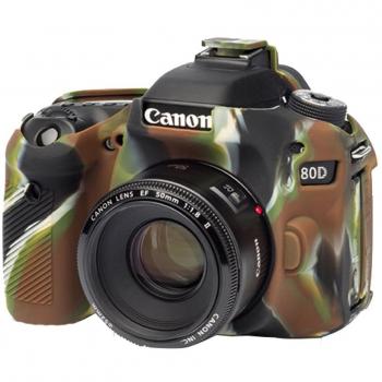 EasyCover Silicone Case for Canon 80D, Camo