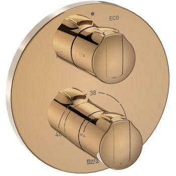 T‑1000 Douches Raccordéon à 2 voies en Rose Gold – Modèle Roca A5a0d09rg0