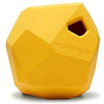 RUFFWEAR Jouet pour Chien, Caoutchouc résistant aux morsures, Distributeur de friandises, Taille Unique, Jaune (Dandelion Yellow)