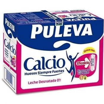 Puleva Vita Calcio Leche Desnatada, Paquete de 6 Botellas de 1L