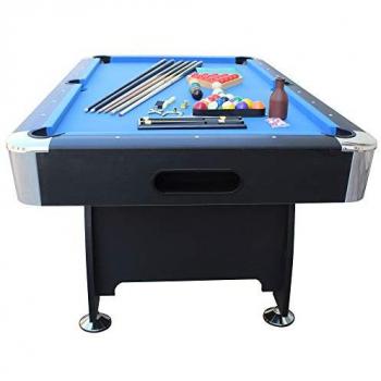 Billard Américain «Retour Auto» – Version Noire, Dimensions 213 × 122 × 81 cm