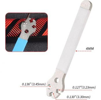 Kit de réparation vélo – clé rayon, jante, capuchon