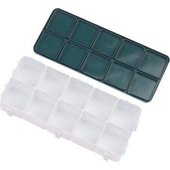 Caja de pintura con divisiones para gouache y acrílico