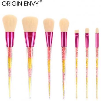 Lollipop Diamond Unicorn Makeup Brush Set