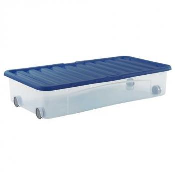 Conteneur de 35 L SUNDIS avec Roulettes et Capuchon Blanc