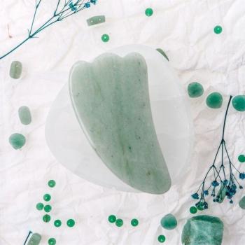 Aventurijn Gezichtsmassage Gua Sha