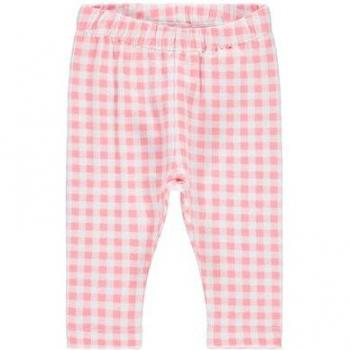 Pantaloni a quadri per bimbi rosa/bianco Name It